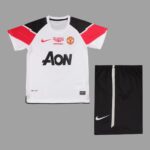 Manchester United 2011-12 Second Away Champions League Final Retro Kids Kit