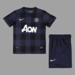 Manchester United 2013-14 Away Retro Kids Kit