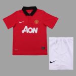 Manchester United 2013-14 Home Retro Kids Kit