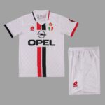 AC Milan 1996-97 Away Retro Kids Kit