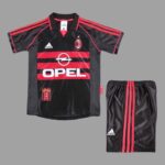 AC Milan 1998-99 Second Away Retro Kids Kit