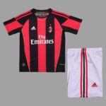 AC Milan 2010-11 Home Retro Kids Kit