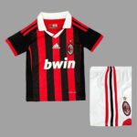 AC Milan 2009-10 Home Retro Kids Kit