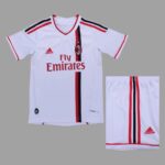 AC Milan 2011-12 Away Retro Kids Kit