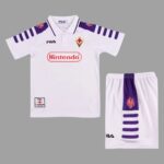 Fiorentina 1998-99 Away Retro Kids Kit