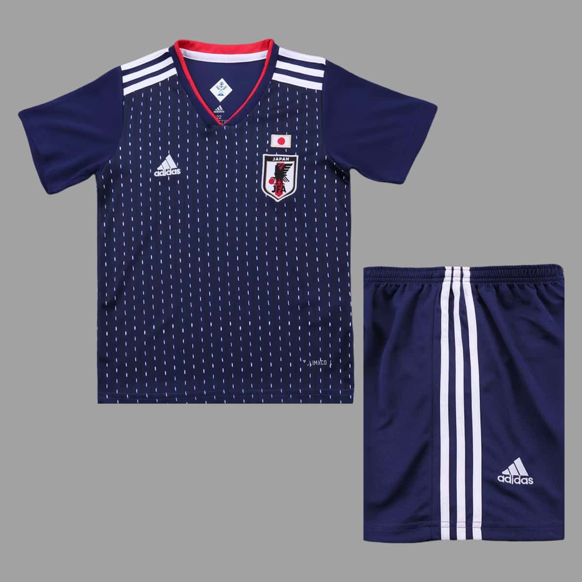 01-7271.jpg Japan 2018 FIFA World Cup Home Retro Kids Kit - Image 1