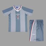England 1996 Away Retro Kids Kit