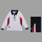 England 1998 FIFA World Cup Home Long Sleeve Retro Kids Kit