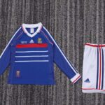 France 1998 FIFA World Cup Home Long Sleeve Retro Kids Kit