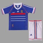 France 1998 FIFA World Cup Home Retro Kids Kit