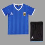 Argentina 1986 FIFA World Cup Away Retro Kids Kit
