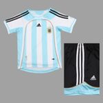 Argentina 2006 FIFA World Cup Home Retro Kids Kit