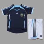Argentina 2006 FIFA World Cup Away Retro Kids Kit