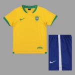 Brazil 2006 FIFA World Cup Home Retro Kids Kit