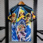 Japan 2026 FIFA World Cup Blue Dragon Ball Z Super Saiyan Goku Cosmos Special Edition Jersey - Image 2