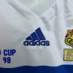 France 1998 FIFA World Cup Away Retro Kids Kit - Image 2