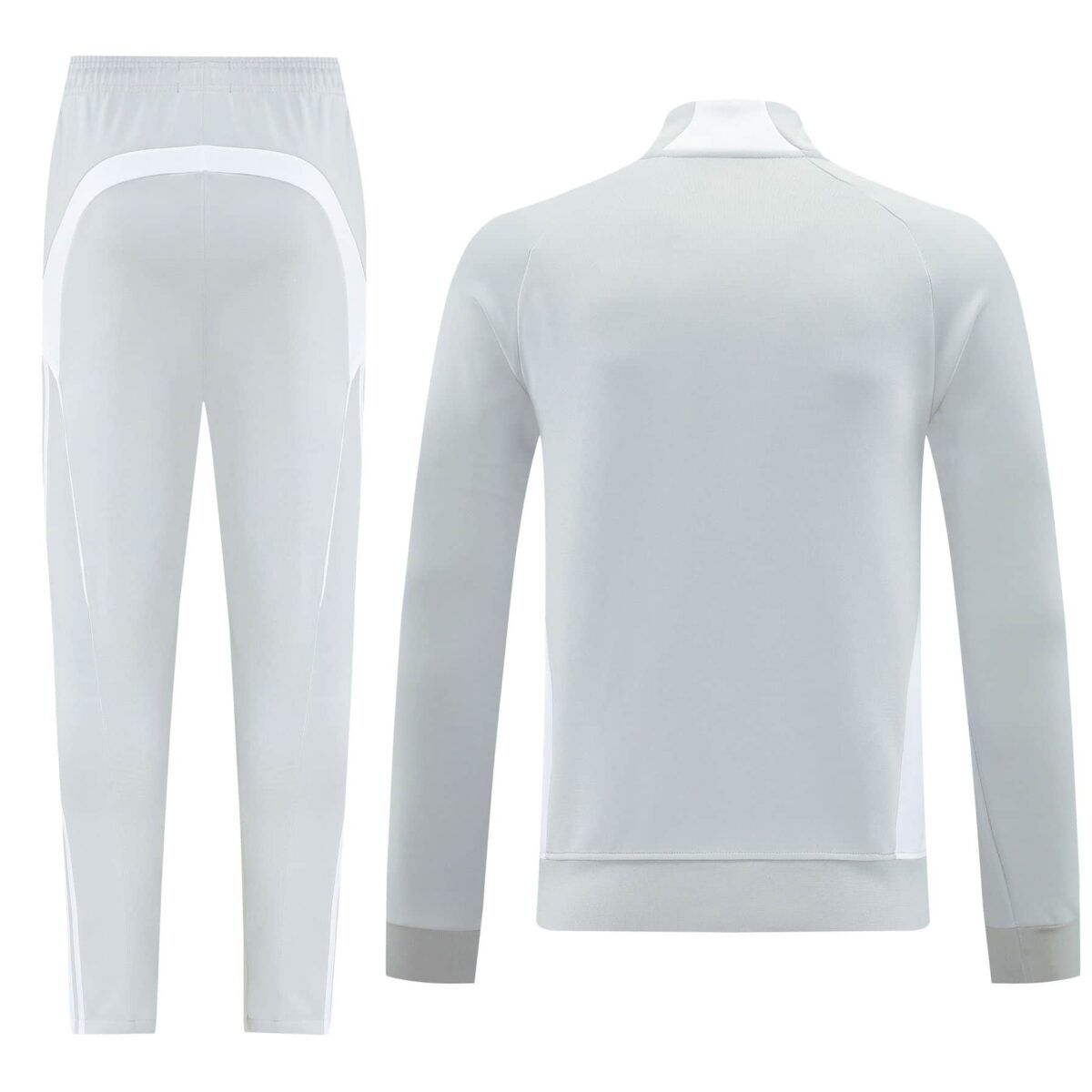 Real Madrid 2025-26 Light Grey Jacket Tracksuit - Image 2