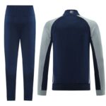 Real Madrid 2025-26 Royal Blue-Grey Jacket Tracksuit - Image 2