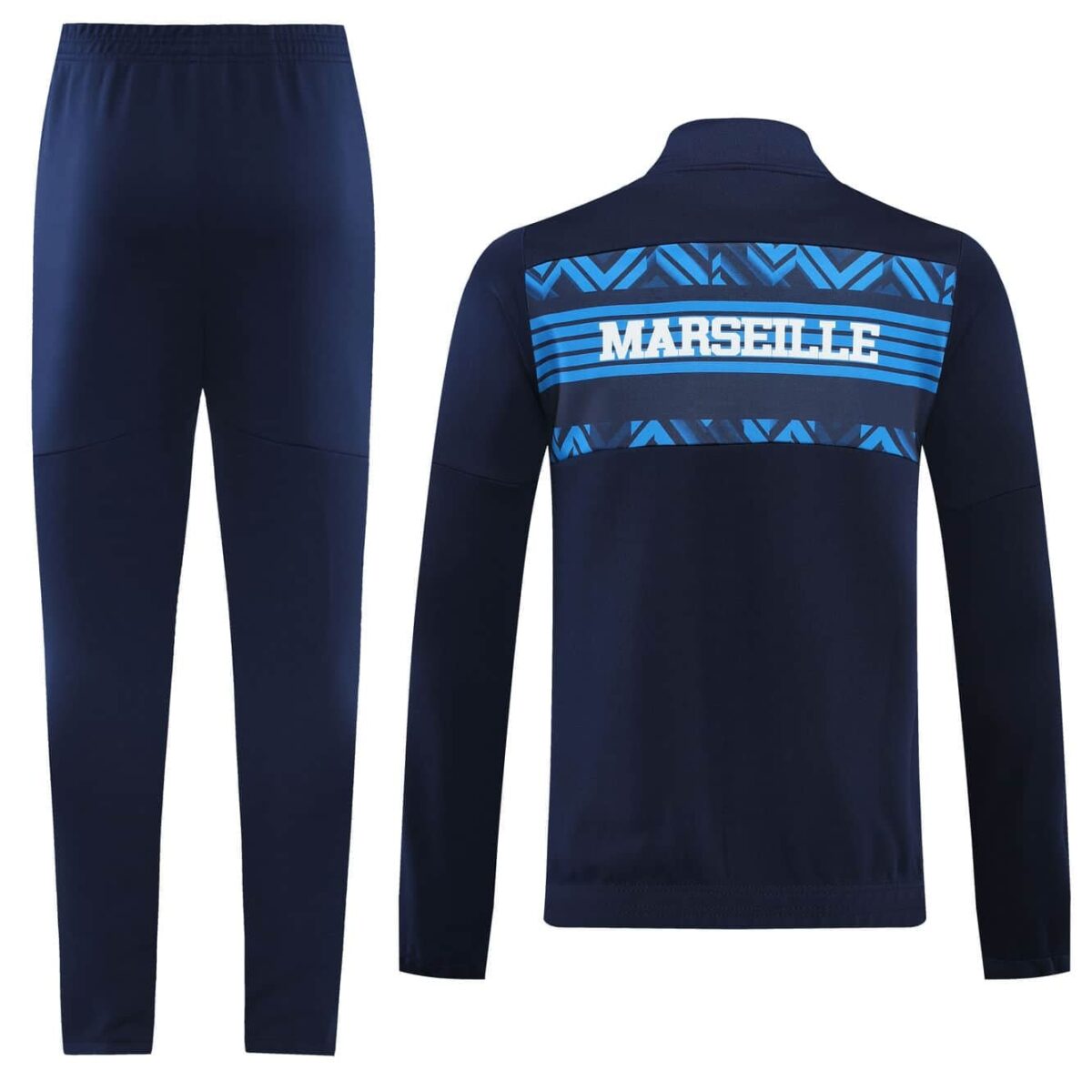 Olympique de Marseille Royal Blue Jacket Tracksuit - Image 2