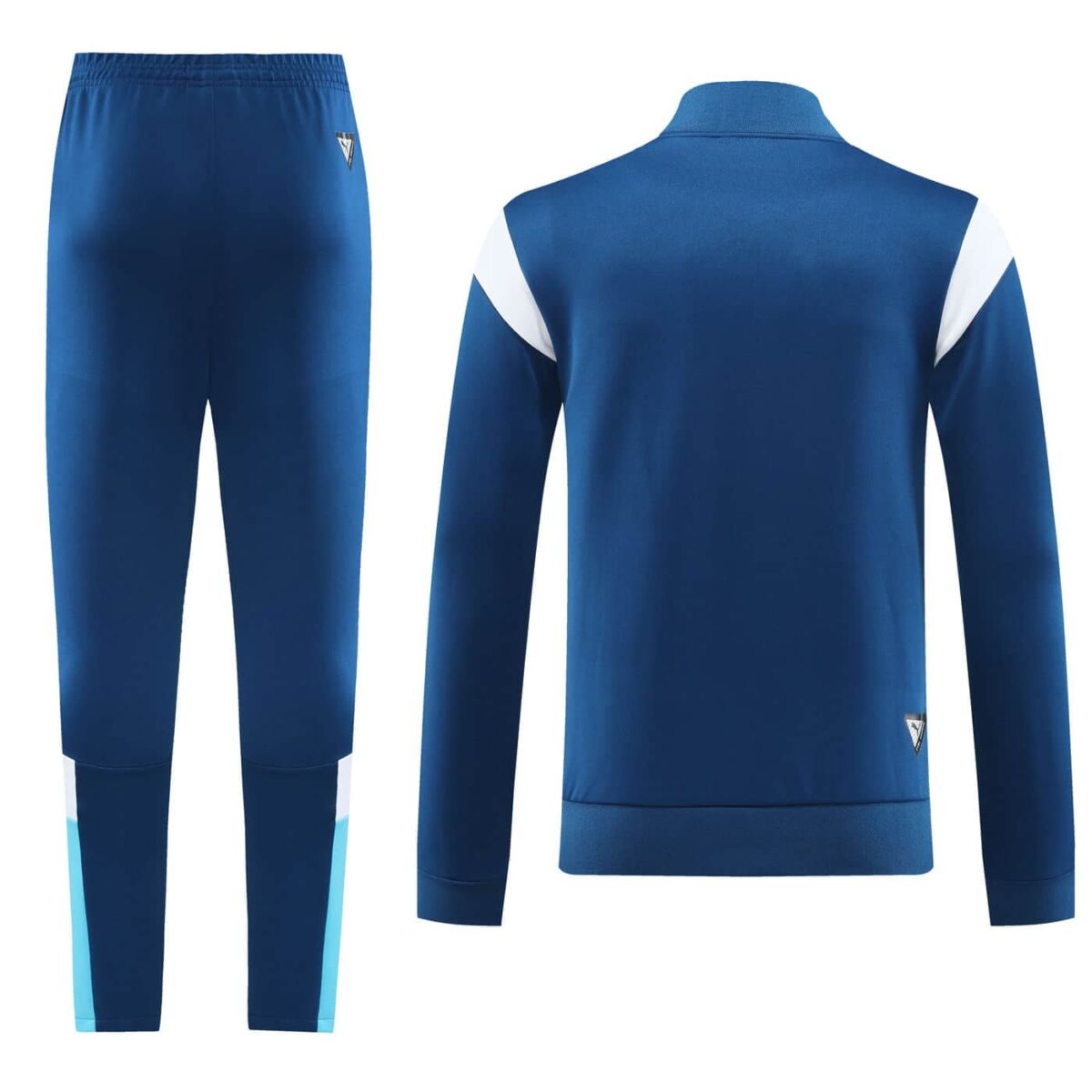 Olympique de Marseille Royal Blue-Sky Blue Jacket Tracksuit - Image 2