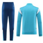 Olympique de Marseille Sky Blue Jacket Tracksuit - Image 2