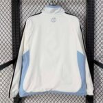 Argentina 2026 White-Light Blue Geometric Track Jacket - Image 2