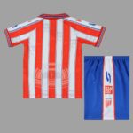 Atletico Madrid 1996-97 Home Retro Kids Kit - Image 2