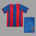 Barcelona 2004-05 Home Retro Kids Kit - Image 2