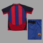 Barcelona 2003-04 Home Retro Kids Kit - Image 2