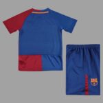 Barcelona 2008-09 Home Champions League Final Retro Kids Kit - Image 2
