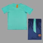 Barcelona 2010-11 Away Retro Kids Kit - Image 2