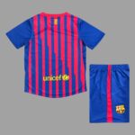 Barcelona 2011-12 Home Retro Kids Kit - Image 2