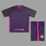 Barcelona 2016-17 Away Retro Kids Kit - Image 2