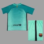 Barcelona 2016-17 Second Away Retro Kids Kit - Image 2
