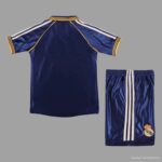 Real Madrid 1998-99 Second Away Retro Kids Kit - Image 2