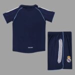 Real Madrid 2005-06 Away Retro Kids Kit - Image 2