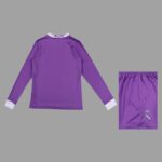 Real Madrid 2016-17 Away Long Sleeve Retro Kids Kit - Image 2