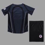 PSG 2001-02 Second Away Retro Kids Kit - Image 2