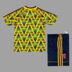 Arsenal 1991-93 Away Retro Kids Kit - Image 2