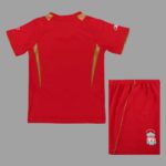 Liverpool 2005-06 Home Retro Kids Kit - Image 2