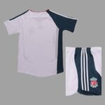 Liverpool 2006-07 Away Retro Kids Kit - Image 2