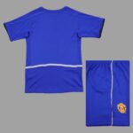 Manchester United 2002-03 Second Away Retro Kids Kit - Image 2