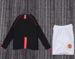 Manchester United 2007-08 Away Long Sleeve Retro Kids Kit - Image 2