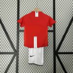 Manchester United 2007-08 Home Champions League Retro Kids Kit - Image 2