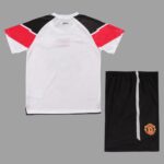 Manchester United 2011-12 Second Away Champions League Final Retro Kids Kit - Image 2