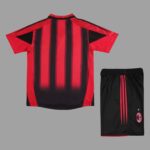 AC Milan 2004-05 Home Retro Kids Kit - Image 2