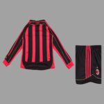 AC Milan 2006-07 Home Long Sleeve Retro Kids Kit - Image 2