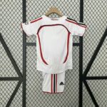 AC Milan 2006-07 Away Champions League Retro Kids Kit - Image 2