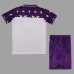 Fiorentina 1992-93 Away Retro Kids Kit - Image 2