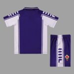 Fiorentina 1999-00 Home Retro Kids Kit - Image 2